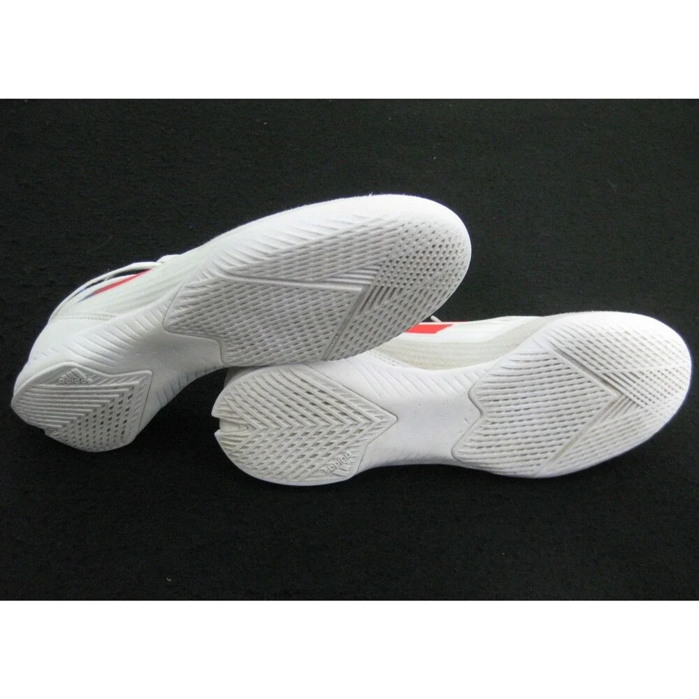 Adidas F50 Indoor Soccer Shoes Mens Size 7.5 White Athletic Futbol Boots Sneaker